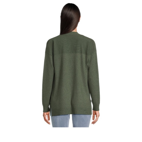 Time and Tru Women's Lightweight Open Front Cardigan - Picture 4 of 7